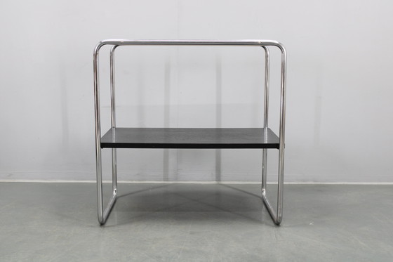 Image 1 of 1930s Marcel Breuer Bauhaus Tubular Console Table , Model B12, Czechoslovakia