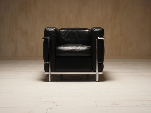 LC2 Club Chair By Le Corbusier, Jeanneret, Perriand for Cassina
