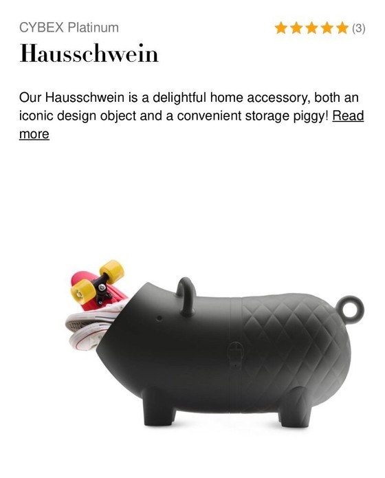 Image 1 of Cybex Hausschwein design par Marcel Wanders