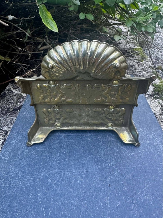 Portariviste e portacarte barocco in ottone – Brass, Barok (photo 6 of 8)