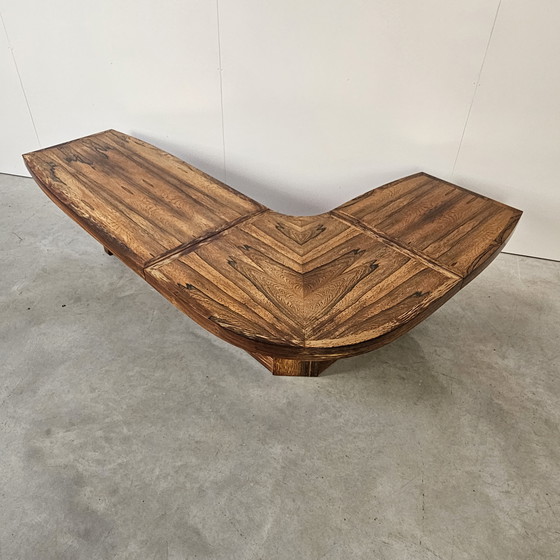 Image 1 of Table basse boomerang vintage en palissandre