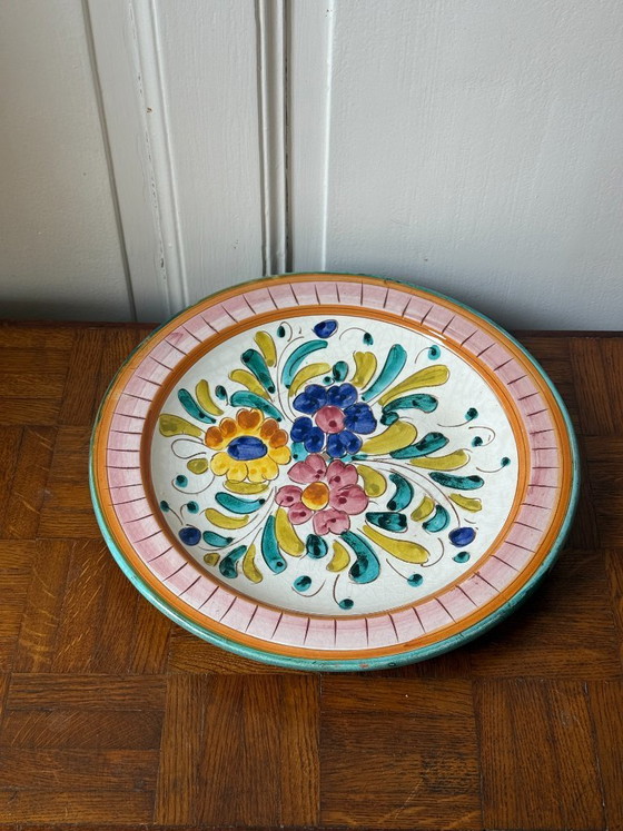 Image 1 of Floral Mediterranean ceramic dish