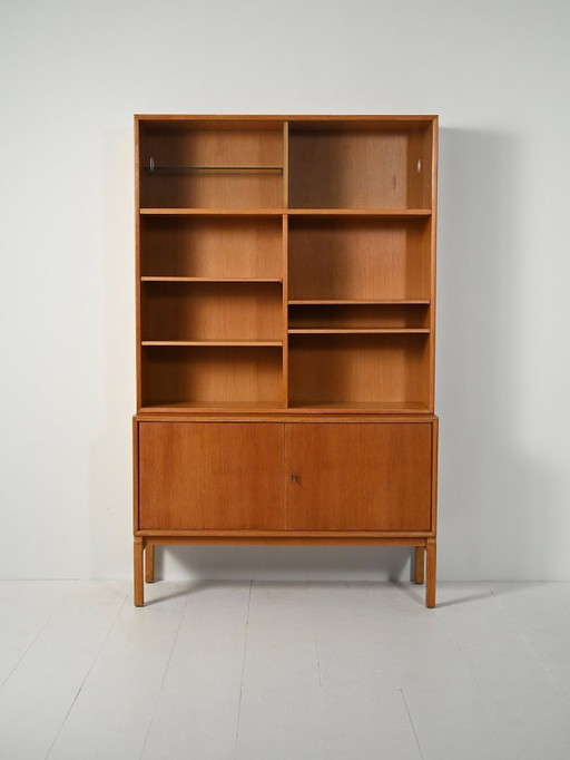 Bookcase with showcase by Marian Grabinsky for IKEA 