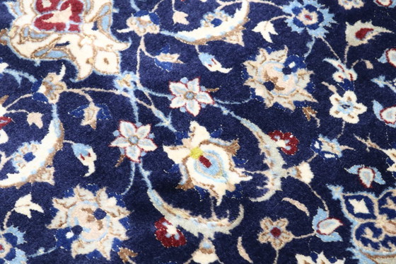 Image 1 of Alfombra persa original anudada a mano Nain 9 LA Fine con seda 190 x 128 cm Top condition