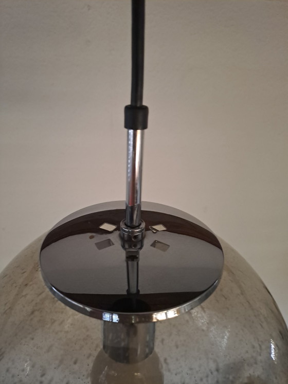 Limburg Globe Lamp Pendant Light Smoked Glass – Glashütte Limburg, Pendant lamps, Metal (photo 8 of 11)