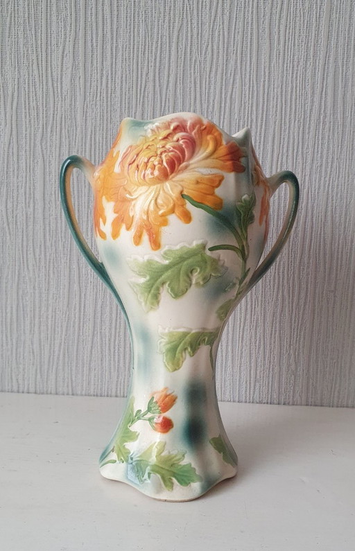 Art Nouveau Vase – Saint-Clément (Model 9444) Perfect Condition – vazen, Ceramic