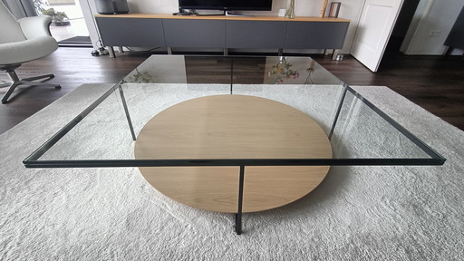 Table basse en verre. 120x120 hauteur 37cm