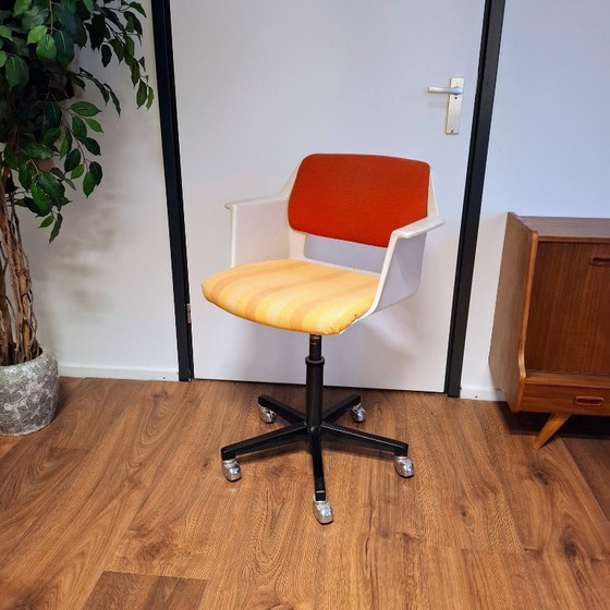 Image 1 of Sedia da ufficio vintage Gispen modello 2712 con rivestimento originale