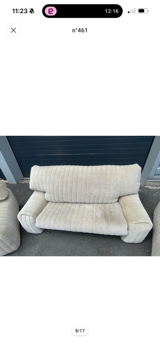 Image 1 of Excepcional conjunto de salón Ligne Roset: sofá completo y dos sillones. Modelo muy raro.