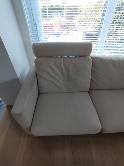 3-Seater Sofa With 2 Pouffes, Brand Erpo, Model Alphaplus