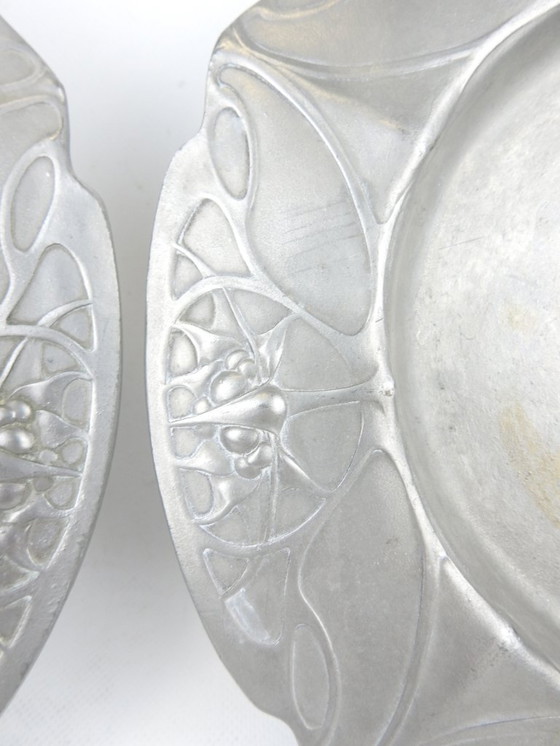 Image 1 of Genuine pewter, signed and numbered. Osiris. Jugendstil. Art Nouveau