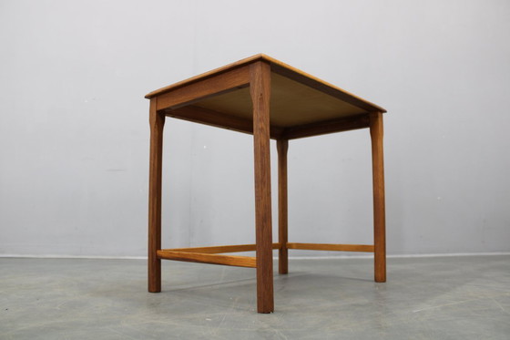 Image 1 of Tavolini da salotto in rovere danese di metà secolo con ripiani in piastrelle