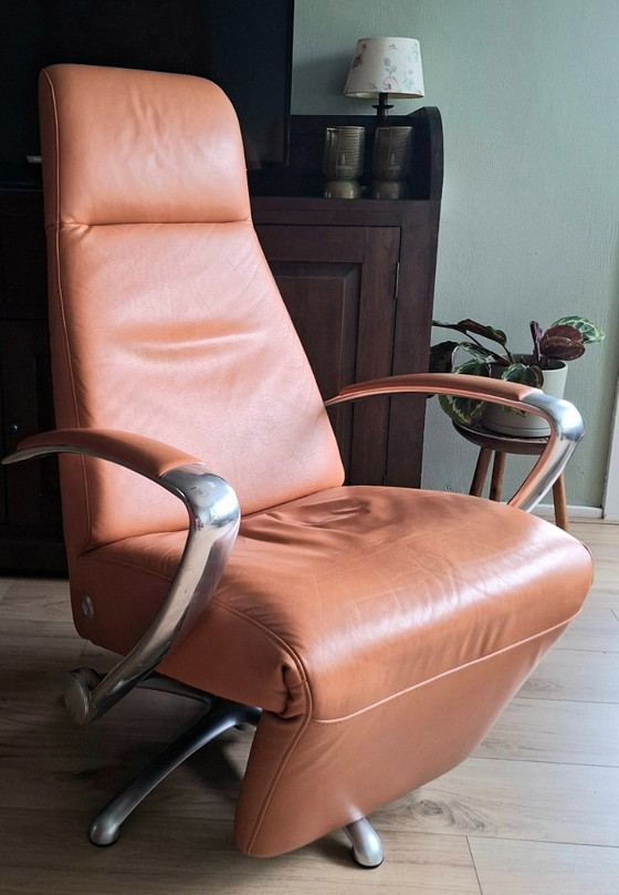 Poltrone relax JORI Brainbuilder originale (Mono-Move) – Pelle / Alluminio (photo 3 of 18)