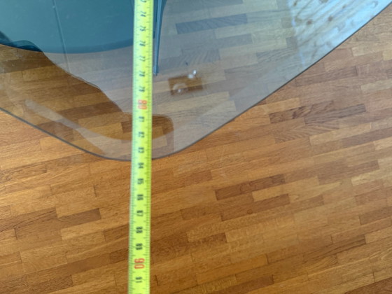 Mooie design tafel, ?, Salontafels, Glas, Metaal, Zwart (foto 4 van 5)