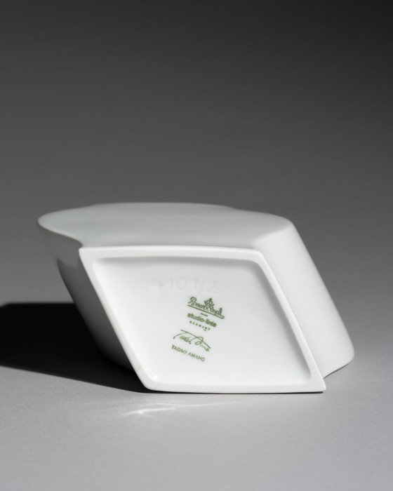 Image 1 of Caja con tapa de porcelana Rosenthal Tadao Amano Sakura 4101/2 Japón posmoderno SAKURA