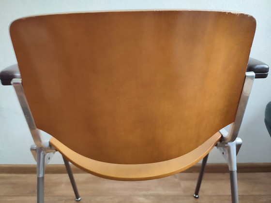 Image 1 of Sedia da ufficio sedia da scrivania Castelli legno metallo