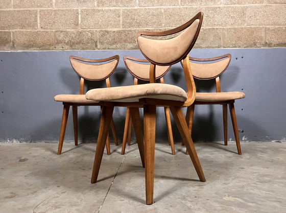 Image 1 of Vintage chairs 4 Mid - Century