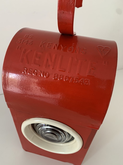 Lampe de chemin de fer vintage 'Kenlite