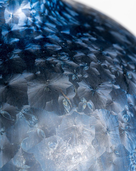 Image 1 of Vase en céramique Crystalline Blue Studio d'Albert Kiessling – Allemagne, 1996