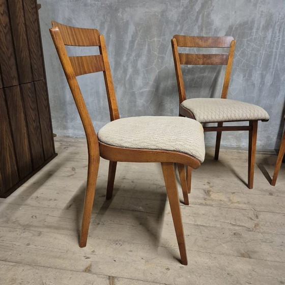 Image 1 of Set aus 4 Esszimmerstühlen im Mid-Century-Stil, Tschechoslowakei, 1960er Jahre