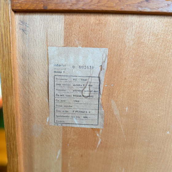 Image 1 of U460 sideboard with colored drawers, Jiří Jiroutek