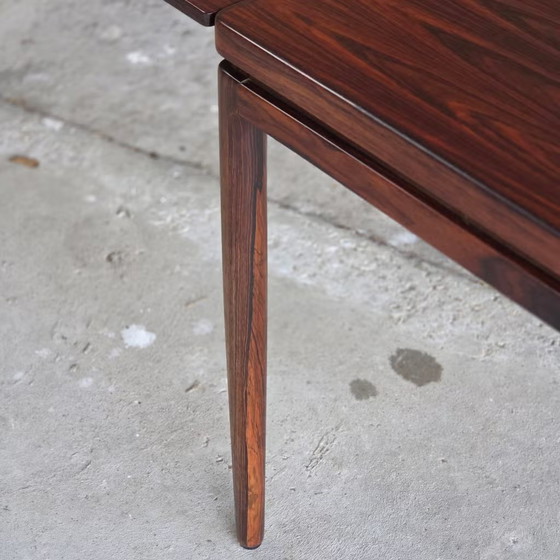 Johannes Andersen, Christian Linneberg, vintage Deense tafel, Andersen (Johannes), Eettafels, Hout, Bruin (foto 21 van 22)