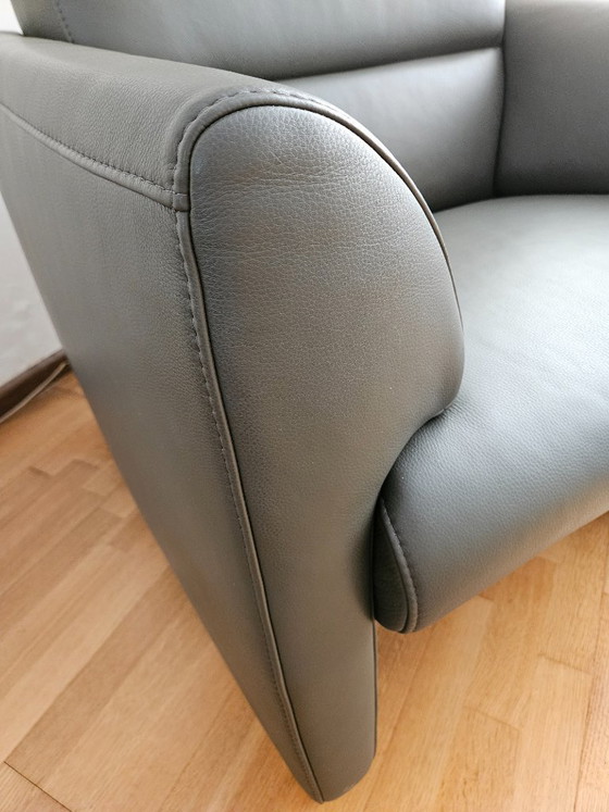 Image 1 of Sofá de 2,5 plazas y 2 sillones de piel de Montel Mondi