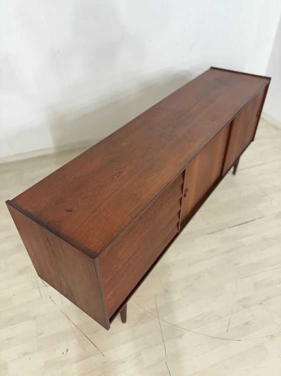Image 1 of Very beautiful mid-century sideboard / teak sideboard from the 1960s / vintage teak sideboard