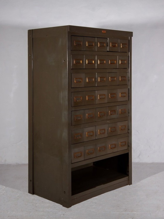 Image 1 of Industrielle Kommode, 1940er Jahre, von Acior Maison Desoer Liège, Belgien