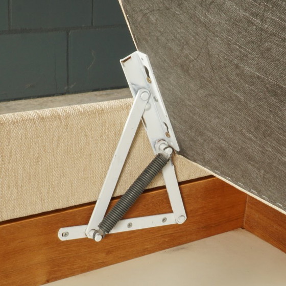 Image 1 of Set di panche pieghevoli danesi – Den Blaa Fabrik – anni '60