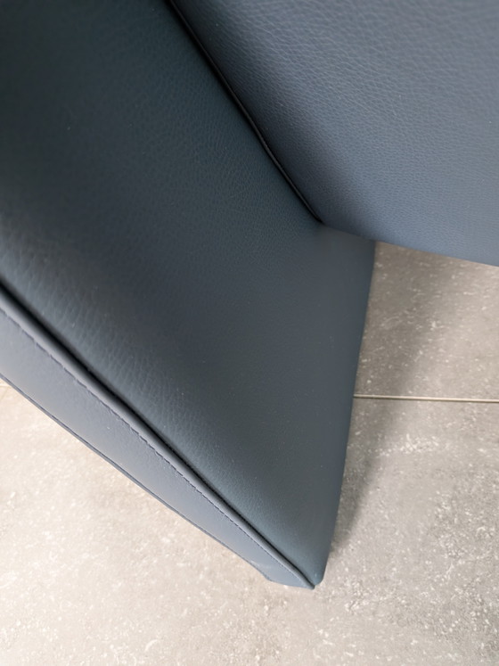 Image 1 of Divano di design Leolux Antipode - Pelle blu scuro - Condizioni eccellenti