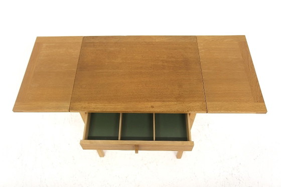 Scandinavian Oak Sewing Table, Sweden, 1960 – Consoles, Wood (photo 10 of 14)