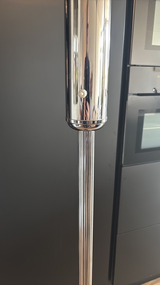 Image 1 of Lámpara de pie Art Déco cromada de los años 30