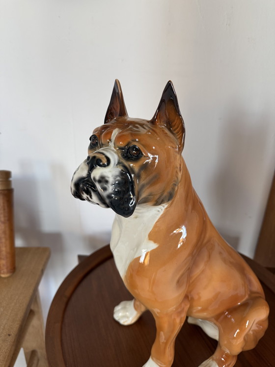 Image 1 of Vintage ceramic Boxer, Italy '60