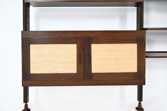 Image 1 of Mueble de pared diseñado por Leonardo Fiori para Isa Bergamo, década de 1960.