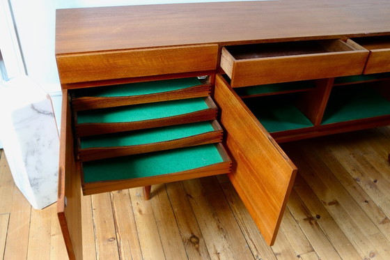 Image 1 of Scandinavian vintage teak sideboard Ib Kofod-Larsen, Denmark 1960