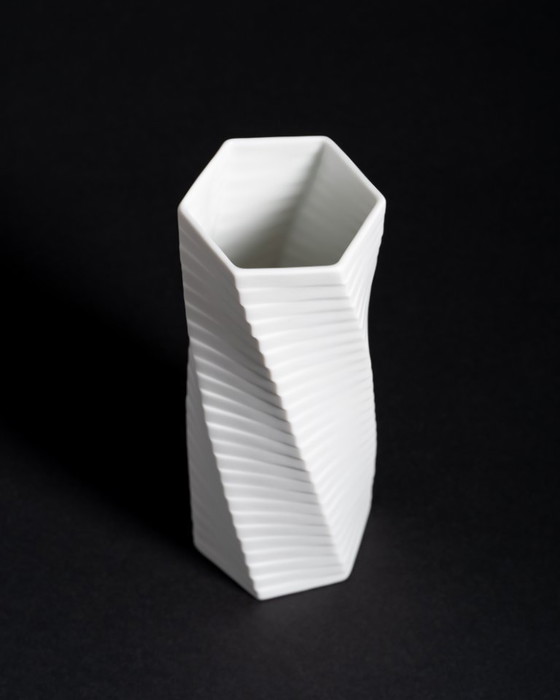 Image 1 of ROSENTHAL Studio-Line WERNER UHL Bisque Porcelain Vase Trio PISA Postmodernism