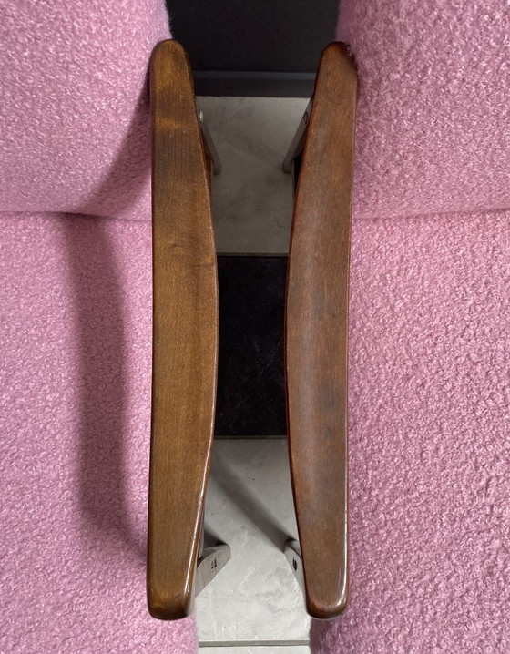 Image 1 of Pink Boucle Jiri Jiroutek chairs 1960s