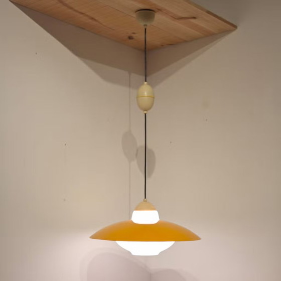 Philips, Louis Kalff UFO, Lampada a sospensione vintage anni '50 - '60, Lampade a sospensione, Metallo (foto 19 di 21)