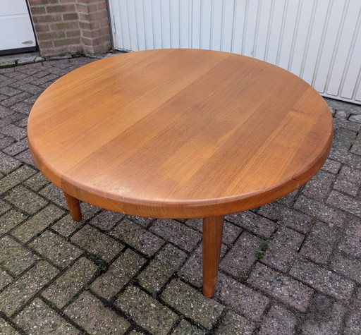 Vintage jaren 60/70 massief teak houten Deense salontafel