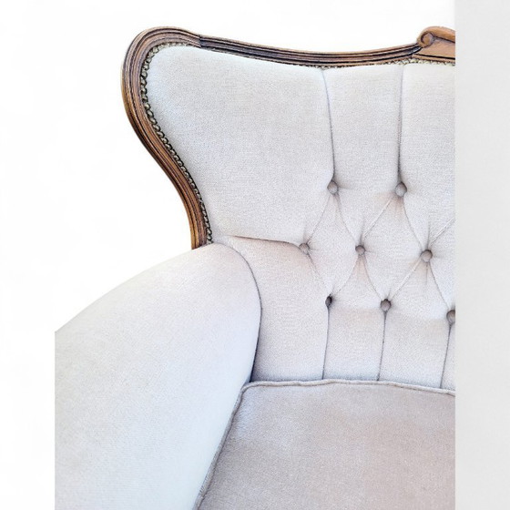 Image 1 of Elegante set da salotto in stile barocco francese
