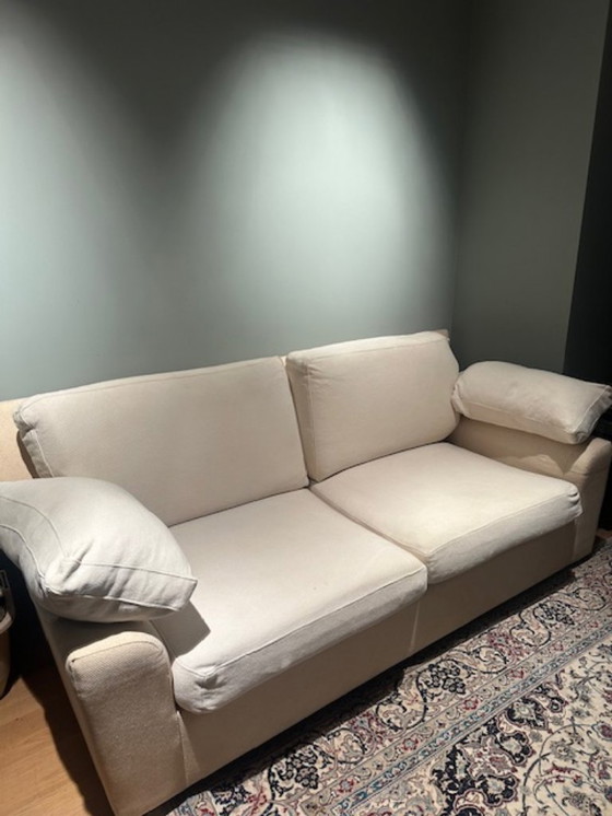 Image 1 of sofá de 3 plazas color crema