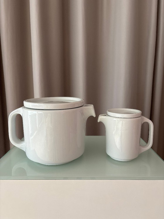 Deux théières en céramique blanche, thomas, Accessoires de table, Modern (photo 4 sur 15)