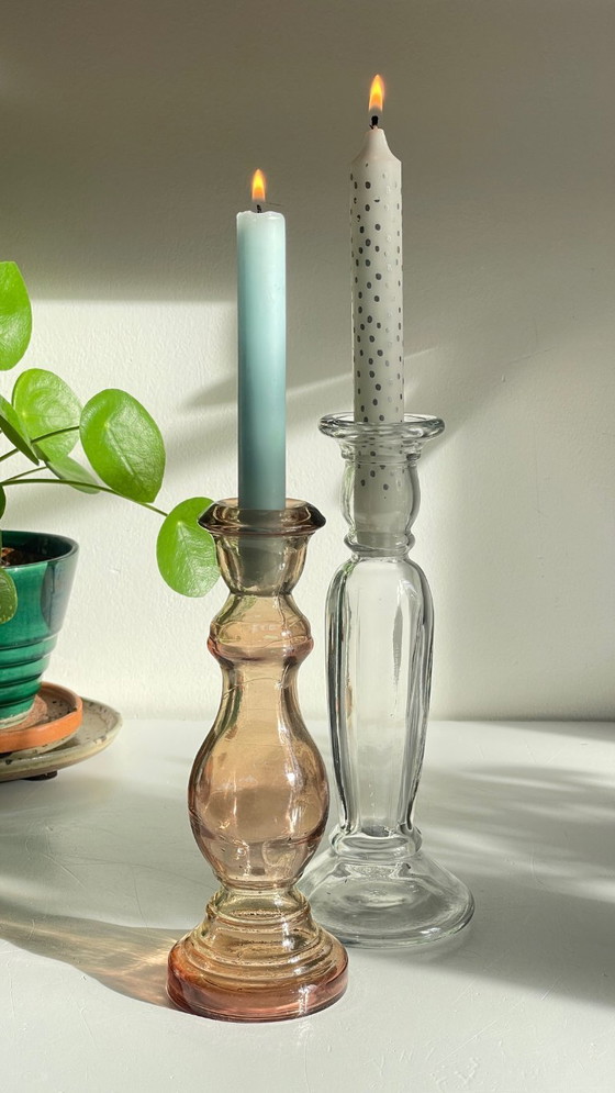 Par de portavelas de cristal transparente – Glass (photo 21 of 30)