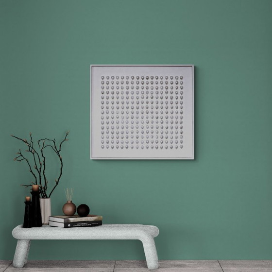 Image 1 of Amandes argentées - 73 x 81 cm