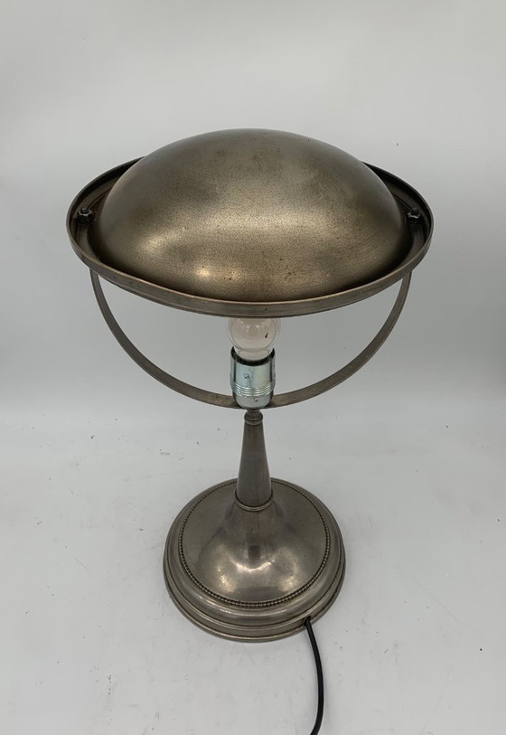 Image 1 of 1930s metal table lamp