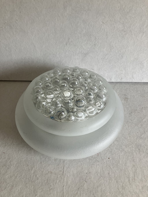 Vintage 60s/70s bubble ceiling lamp glass