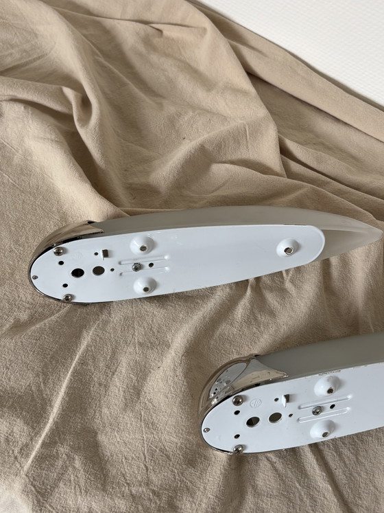 Image 1 of  Vintage art deco ‘Ears’ Idearte wandlamp set van 2 Spain 1980 l