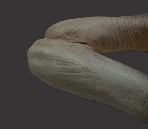 Image 1 of Borsa vintage in pelle Greyhound Château modellata a mano di metà secolo (Canada)