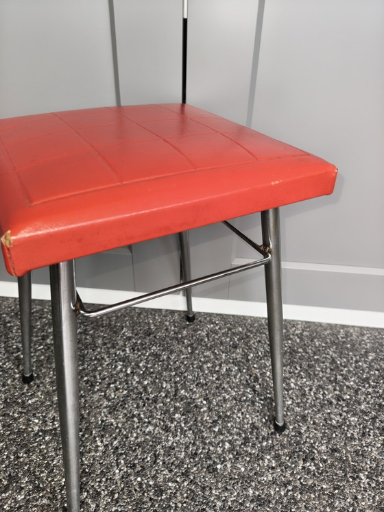 Sgabello Brabantia Rosso – Sgabelli, Metal, Chrome (photo 2 of 7)